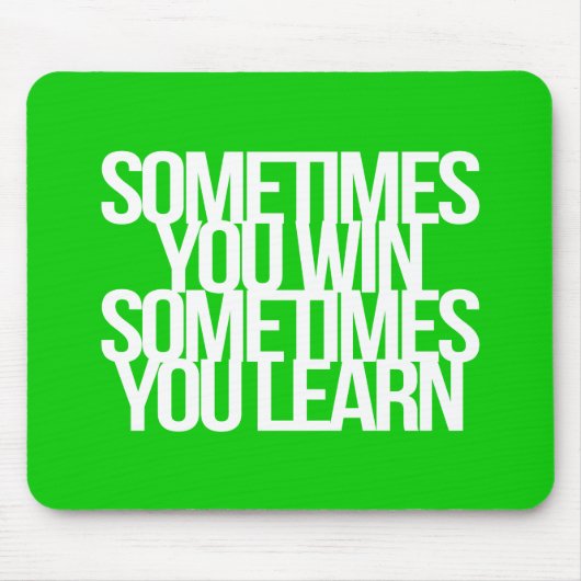 Inspirerend en motivatie noteringen muismat (Voorkant)