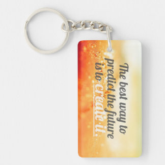Inspirerend en motivatie noteringen sleutelhanger