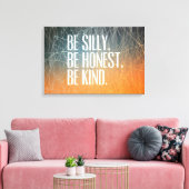 Inspirerend en motivatie prijsopgave canvas afdruk (Insitu (Woonkamer))