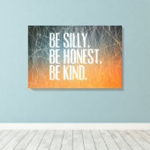 Inspirerend en motivatie prijsopgave canvas afdruk (Insitu (Houten vloer))