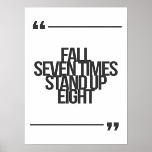 Inspirerend en motivatie prijsopgave poster