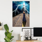 Inspirerend en Motivatie Quote Wall Art Poster (Thuiskantoor)