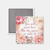 Inspirerend en Motivatie woorden magneet (Voorkant / Achterkant)