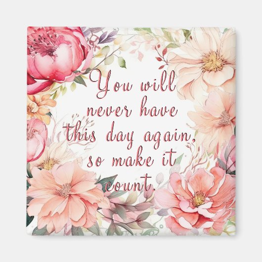 Inspirerend en Motivatie woorden magneet (Voorkant)