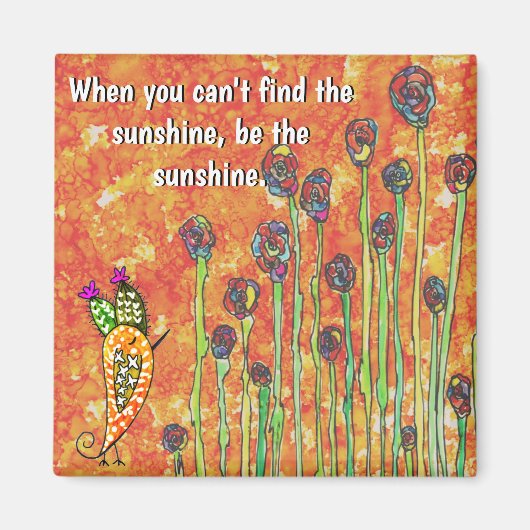 Inspirerend en Motivatie woorden Magnet (Voorkant)