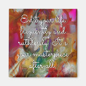 Inspirerend en Motivation Words Magnet (Voorkant)