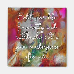 Inspirerend en Motivation Words Magnet