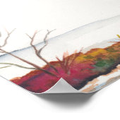 Inspirerend en Spirituele Waterverf NE najaar Poster (Hoek)