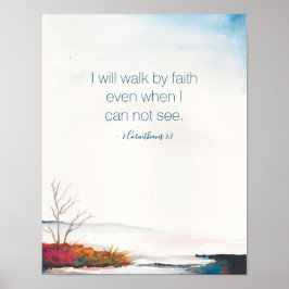 Inspirerend en Spirituele Waterverf NE najaar Poster