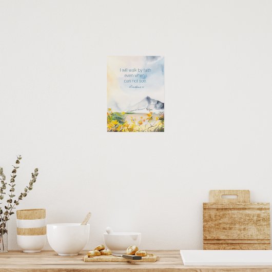 Inspirerend en Spirituele Waterverf Wanddecoratie Poster (Keuken)