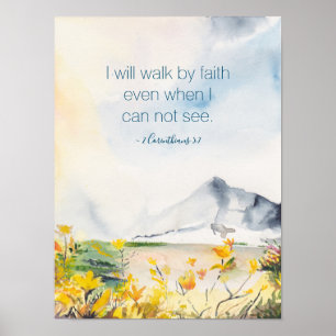 Inspirerend en Spirituele Waterverf Wanddecoratie Poster