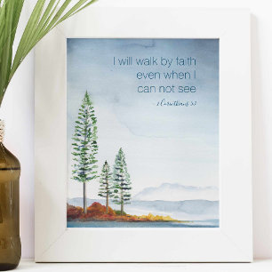 Inspirerend en Spirituele Waterverven Poster