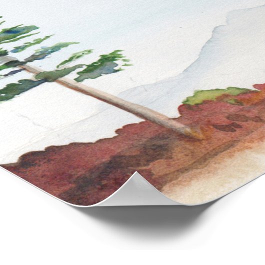 Inspirerend en Spirituele Waterverven Poster (Hoek)