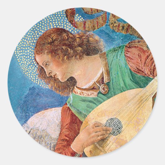 Inspirerend engel Sticker (Voorkant)