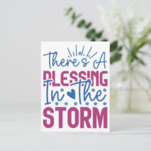 Inspirerend Er is een zegen in het Storm