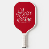 Inspirerend esdoorn en sint-jansbrood pickleball paddle (Achterkant)