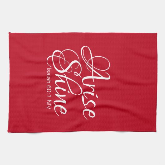 Inspirerend esdoorn en sint-jansbrood theedoek (Horizontaal)