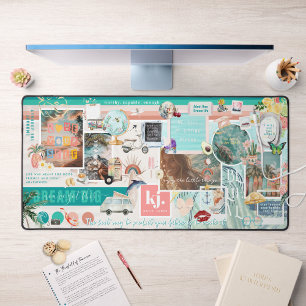 Inspirerend esthetische collage Vision Board Bureaumat