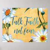 Inspirerend Faith Quote Poster (Voorkant)