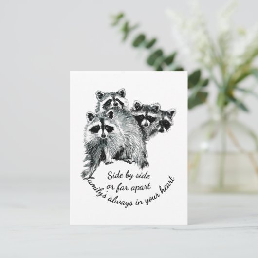 Inspirerend Familie altijd in Uw Citaat van het Ha Briefkaart (Staand voorkant)