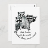 Inspirerend Familie altijd in Uw Citaat van het Ha Briefkaart (Voorkant / Achterkant)