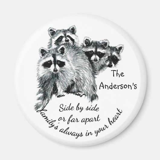 Inspirerend Familie altijd in Uw Citaat van het Ha Magneet (Voorkant)