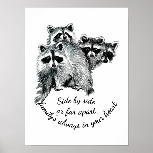 Inspirerend Familie altijd in Uw Citaat van het Ha Poster (Voorkant)