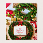 Inspirerend familieberichten en offertes kaart (Buitenkant ongevouwen)