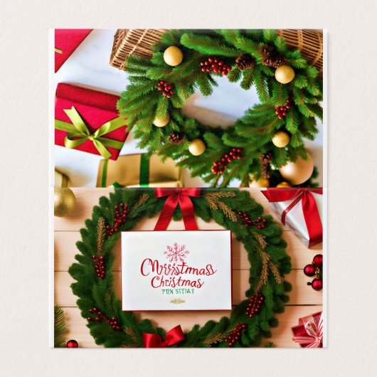 Inspirerend familieberichten en offertes kaart (Buitenkant ongevouwen)