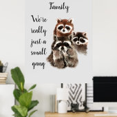 Inspirerend familiekwart fokkerijdieren poster (Thuiskantoor)