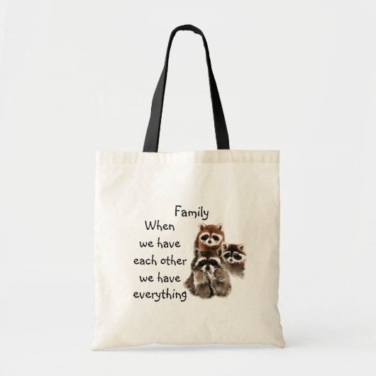 Inspirerend familiekwart fokkerijdieren tote bag (Voorkant)