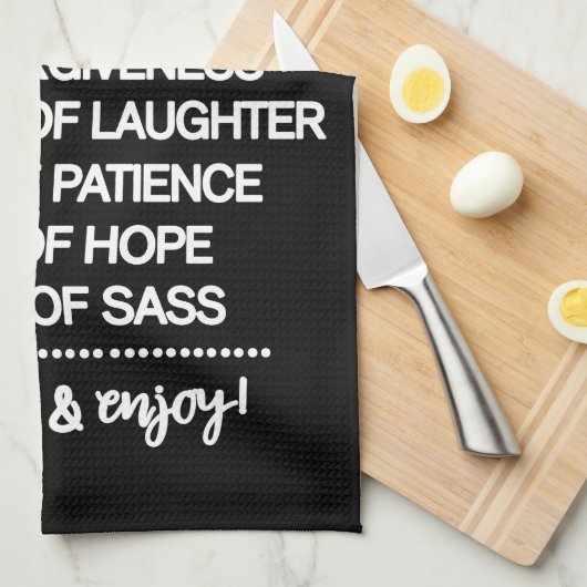 Inspirerend familierecept theedoek (Quarter Fold)