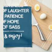 Inspirerend familierecept theedoek (Quarter Fold)