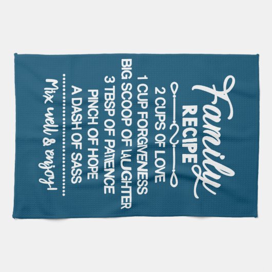 Inspirerend familierecept theedoek (Horizontaal)