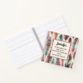 Inspirerend Feather Spiral Notitieboek (Binnen)