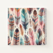 Inspirerend Feather Spiral Notitieboek (Achterkant)