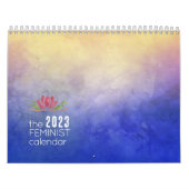 Inspirerend feministische prijsvraag Waterverf art Kalender (Hoes)