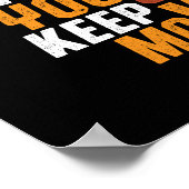 Inspirerend fietsritme zoals Riding Bike Poster (Hoek)