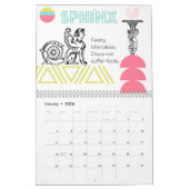 Inspirerend figuren Maandelijkse wandkalender 2023 Kalender (Jan 2026)