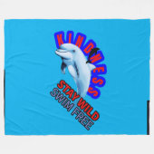 Inspirerend! Fleece Deken (Voorkant (Horizontaal))