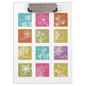 Inspirerend Floral klembord (Voorkant)