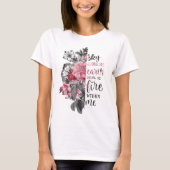 Inspirerend Floral T-shirt (Voorkant)