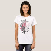 Inspirerend Floral T-shirt (Voorkant volledig)