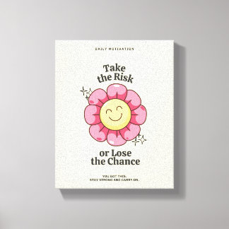 Inspirerend Flower Wall Art Print