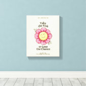 Inspirerend Flower Wall Art Print (Insitu (Houten vloer))
