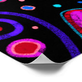 Inspirerend focus op het goede Paarse klaslokaal Poster (Hoek)