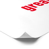 Inspirerend Football Uniek Kunstwerk Poster (Hoek)