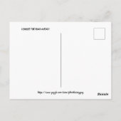 inspirerend  FOTO CAR REARVIEW MIRROR Briefkaart (Achterkant)