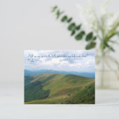 Inspirerend foto met citaat | Christelijke geschen Briefkaart (Staand voorkant)