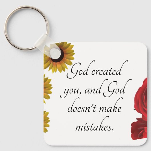 Inspirerend foto sleutelhanger (Voorkant)